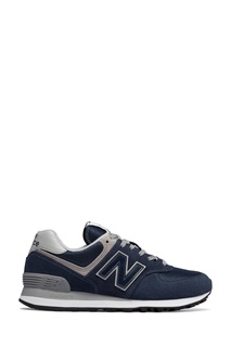 Серо-синие кроссовки из замши 574 New Balance