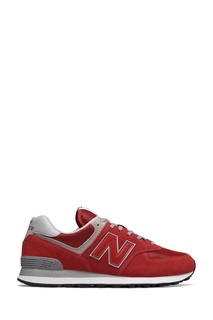 Красно-серые кроссовки 574 New Balance