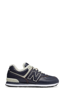 Синие утепленные кроссовки 574 New Balance