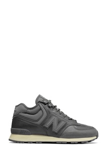 Утепленные кроссовки серого цвета 574 Mid New Balance