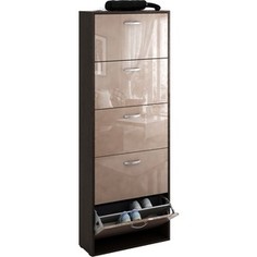 Обувница Мастер Милан-28 глянец (венге - капучино) МСТ-ОДМ-28-ВК-ГЛ