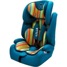 Автокресло BabyHit LILLE DARK CYAN STRIPS темно бирюзовый с полосками