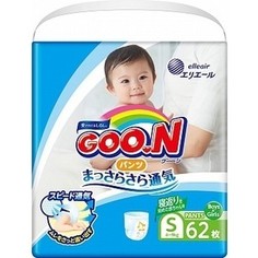 Подгузники трусики Goon S (4-9 кг) 62 шт 4902011-850635