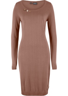 Платье вязаное с пуговицами Bonprix
