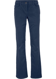 Брюки Bootcut из эластичного вельвета Bonprix
