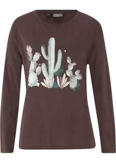 Лонгслив с принтом кактусов Bonprix
