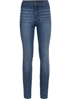 Джинсы-дудочки завышенной посадки Bonprix