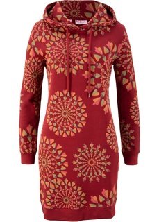 Платье из трикотажа, длинный рукав Bonprix