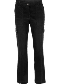 Брюки карго из вельвета Bonprix