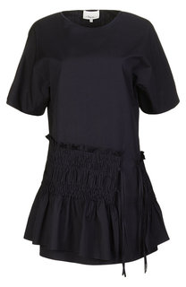 Приталенное мини-платье с широкой оборкой 3.1 Phillip Lim