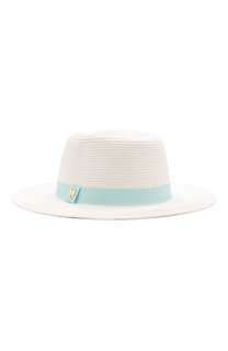 Соломенная пляжная шляпа Fedora с лентой Melissa Odabash