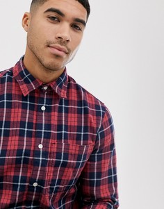 Красная рубашка в клетку Jack & Jones Originals - Красный