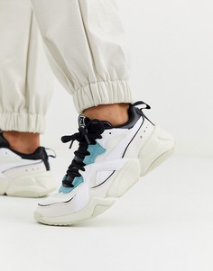Бело-пастельные кроссовки Puma Nova 2 - Мульти