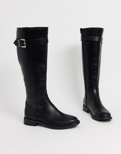 Черные ботинки на плоской подошве ASOS DESIGN Constance - Черный
