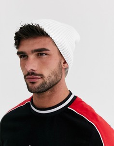 Белая шапка-бини ASOS DESIGN - Белый
