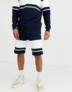 Темно-синие трикотажные шорты колор блок Tommy Jeans - Темно-синий