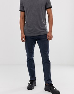 Темно-синие классические джинсы с суженными книзу штанинами Levis 502 porcini blue overdyed Levis®