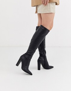 Черные ботильоны на высоком каблуке ASOS DESIGN - Черный