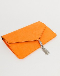 Клатч с кисточками ASOS DESIGN - Оранжевый