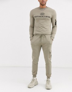 Комбинируемые джоггеры скинни цвета хаки с карманами карго ASOS DESIGN - Зеленый