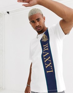 Белая футболка с принтом римских цифр Topman - Белый