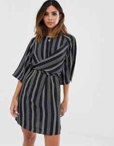 Платье в полоску и с завязкой AX Paris - Мульти