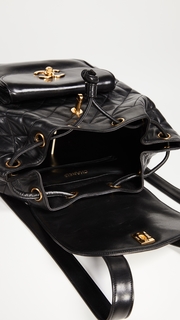 What Goes Around Comes Around Chanel Leather Backpack