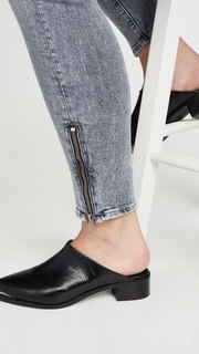 MOTHER Swooner Ankle Zip Jeans