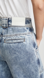 Jonathan Simkhai Classic Denim Carpenter Leg Pants