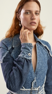 Jonathan Simkhai Denim Handkerchief Dress