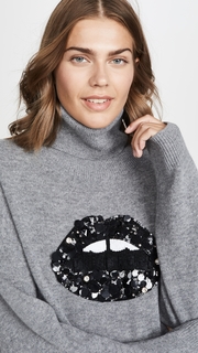 Markus Lupfer Elinor Sequined Lip Sweater