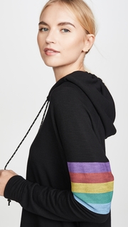 SUNDRY Raw Edge Hoodie