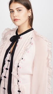 Temperley London Cloudburst Sleeved Dress