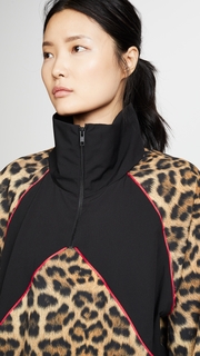 Terez Leopard Goals Windbreaker