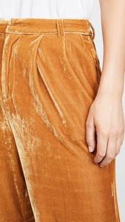 endless rose Velvet Wide Leg Pants