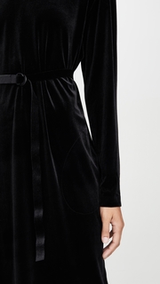 Norma Kamali Boyfriend Long Sleeve Dress