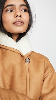 FRAME Cocoon Shearling Coat
