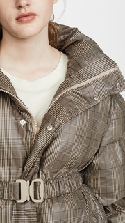 Rains Check Puffer Coat