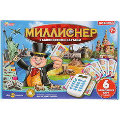 Настольная игра Умные игры Миллионер с банковскими картами Играем вместе