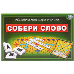 Настольная игра Умные игры Словодел, собери слово Умка