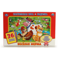 Настольная игра-ходилка Умные игры Умка веселая ферма