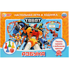 Настольная игра-ходилка Умные игры Азбука, тоботы Умка
