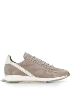 Rick Owens фактурные кроссовки на шнуровке