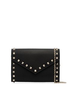 Valentino клатч с заклепками Rockstud