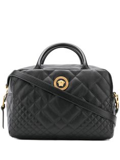 Versace стеганая сумка-тоут