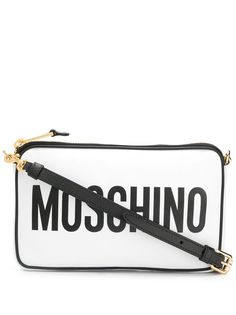 Moschino сумка через плечо с логотипом