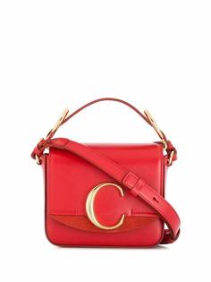 Chloé мини-сумка с C-образной пряжкой