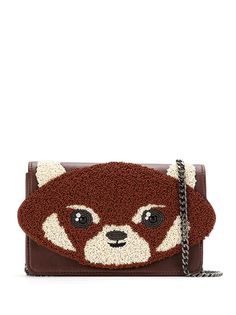 Isla клатч Panda с вышивкой