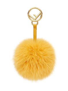 Fendi брелок с помпонами
