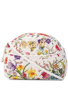 Gucci стеганая сумка через плечо с цветочным принтом
